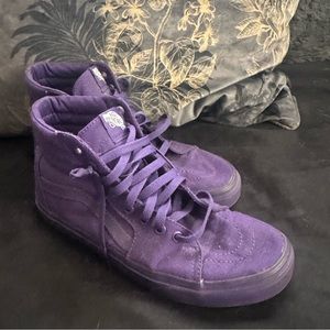 Purple Vans Ska8-Hi Shoes